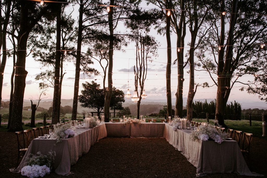 Dining under the stars at Byron View Farm
