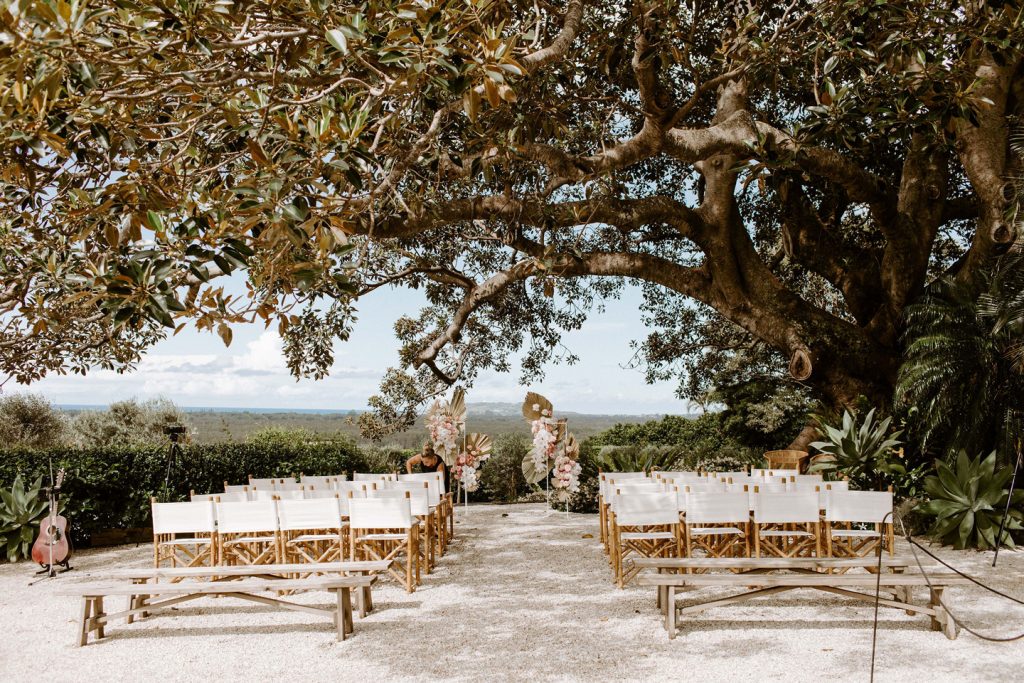 Wedding Ceremony at Fig Tree Restaurant 
