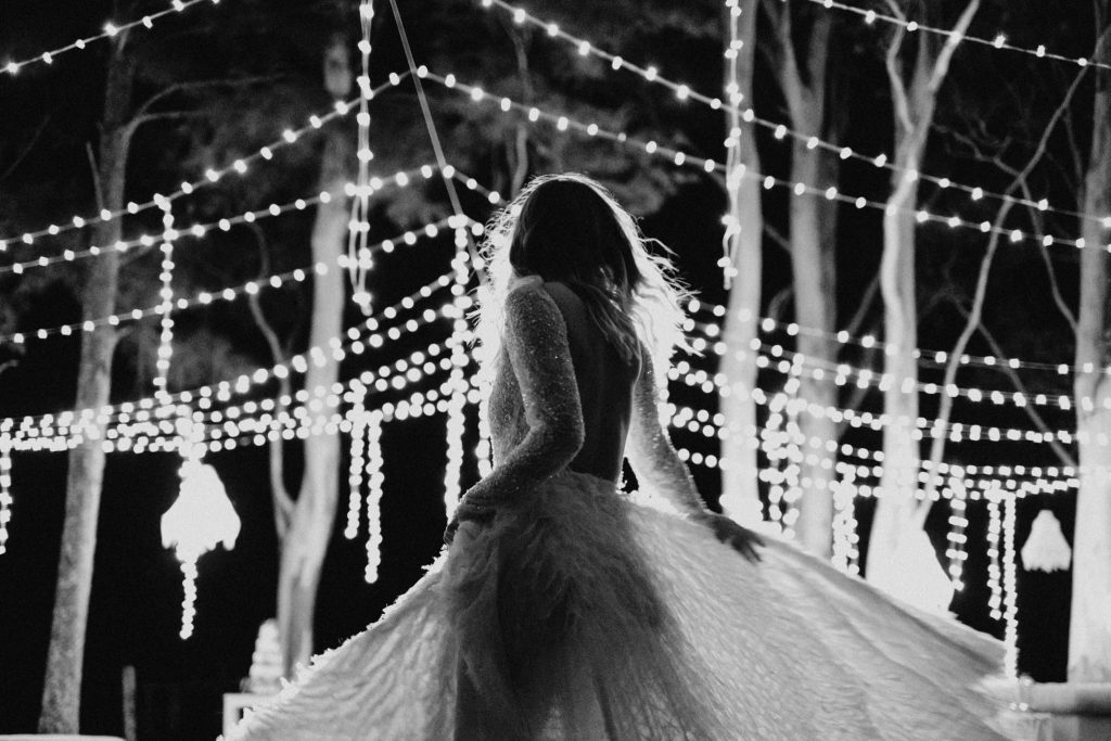 Bride on the dance-floor at byronviewfarm