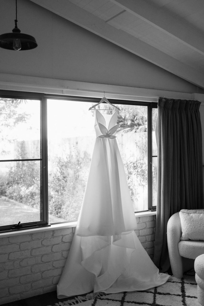 Wedding dress at Fig Tree Restaurant Accommodation